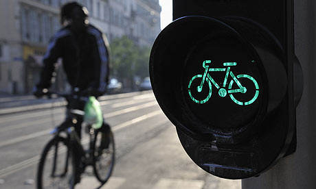      Environment     Bike blog Bike blog     Previous     Blog home Investment in cycling can increase bike journeys, study shows The Department for Transport must endorse a new study that proves spending to achieve a goal really works Beta     Share 182     inShare8     Email Bike Blog and Spectator : Cyclist by a green bicycle traffic light If local and national government invested in cycling, there would be a quantifiable increase in the amount of cycling and a corresponding drop in journey made by private motor car, researchers found. Photograph: Sami Sarkis/Getty Images Investment in cycling can increase bike journeys, study shows. The Department for Transport must endorse a new study that proves spending to achieve a goal really works. op in journey made by private motor car, researchers found. Photograph: Sami Sarkis/Getty Images 